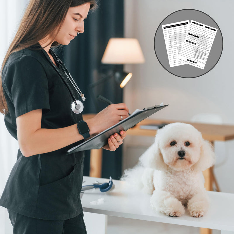 54 Pack Pet Grooming Cards Customer Information Form Contact Profile Extender for Professional Dog and Cat Beautician Kennel Care - PawsPlanet Australia