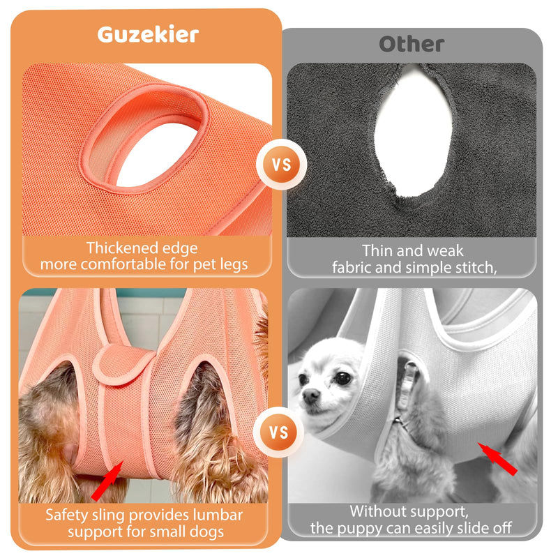 Guzekier Dog Grooming Hammock Harness for Dogs, Dog Nail Clipper S（Suitable for 12-25lbs） - PawsPlanet Australia