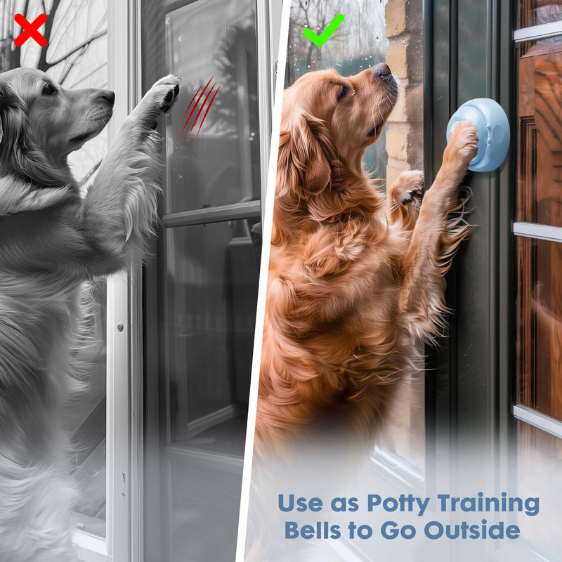 Recordable Dog Buttons, Loud 30-sec Voice Recording Buttons, Pet, Dog, Cat Buttons for Communication, Training and Talking Buttons for Small Dogs, with Mat, Training Manual, Stickers, 4 Buttons - PawsPlanet Australia