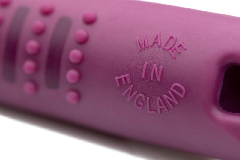 Genuine ACME genuine no. 211 Alpha professional dog training whistle with enhanced ergonomic grip. BPA-free plastic. 110 dBA long range. Made in the UK (Purple)