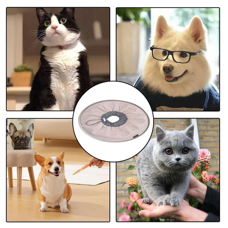Dog cone, recovery collar for cats, cat collar to prevent | Comfortable Elizabethan pet collar, soft, lightweight cat cone collar for cats, Kitten Light Pink S