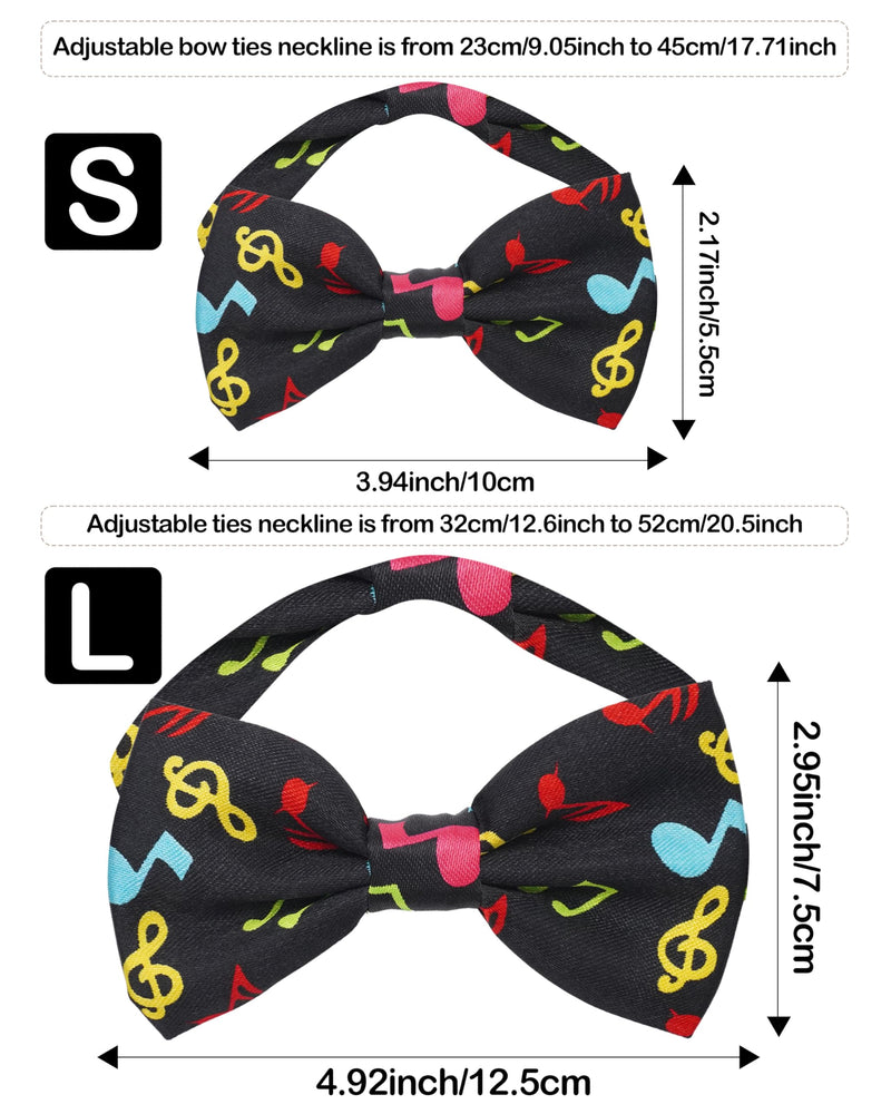PET SHOW 60 Pack Small Dog Collar Bow Ties and Neck Ties Bulk Puppy Cats Stripe Adjustable Bowties for Small Medium Dogs Cute Dot Birthday Bowknots Wedding Party Holiday Ties Pet Grooming Accessories Daily S/M - PawsPlanet Australia