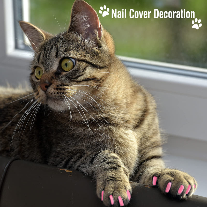 9 Pieces Cat Bathing Bag Set Cat Shower Bag Anti Bite and Anti Scratch Cat Grooming Bag for Pet Washing Brush Comb, Cat Muzzle, Nail Clipper, Nail File, Tick Tool (Pink) Pink - PawsPlanet Australia