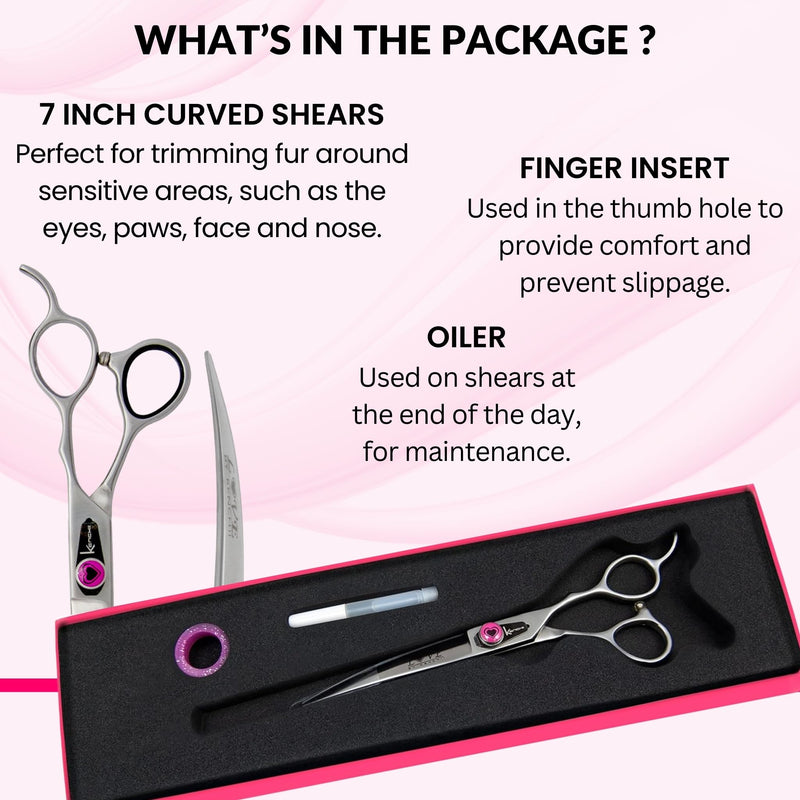 Kenchii Love­ Collection Scissors (7.0" Straight) - PawsPlanet Australia