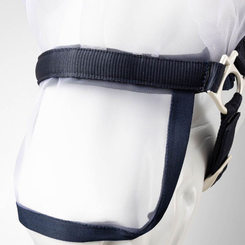 Horze Paso Fino 2 in 1 Halter and Fly Mask - Overture Navy - Pony