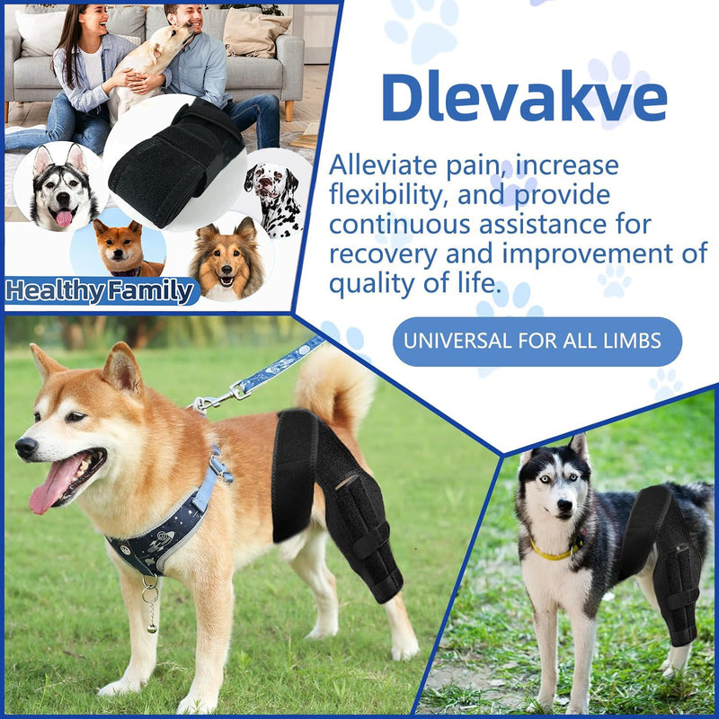 Dog Knee Brace for Torn ACL & Hind Leg Support – Adjustable Cruciate Ligament & Luxating Patella Brace for Recovery, Arthritis Relief, and Pain Reduction