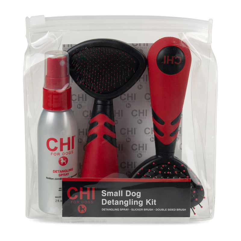 CHI Small Dog Detangling Kit, black