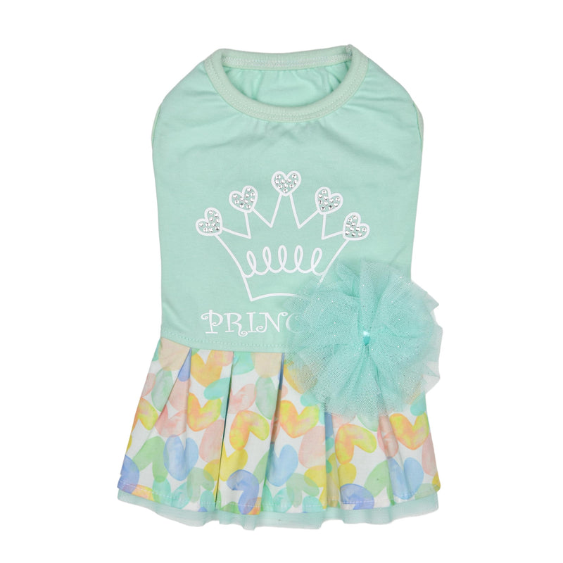Pinkaholic New York Spring/Summer Diana Dog Dress Trendy Fashionable Cute Dog Apparel, Mint, Small MINT_DIANA