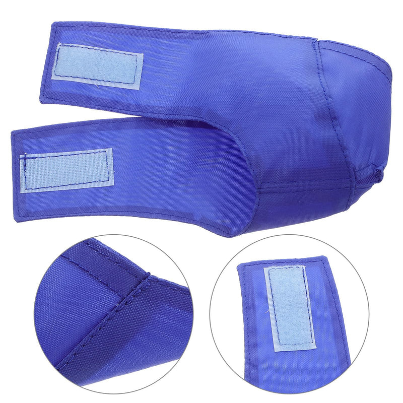 Alipis Bite-Proof Nylon Cat Eye Patch with Small Hole Design and Adhesive Strap. Breathable and Lightweight for Bathing and Manicure Applications on Cats and Dogs