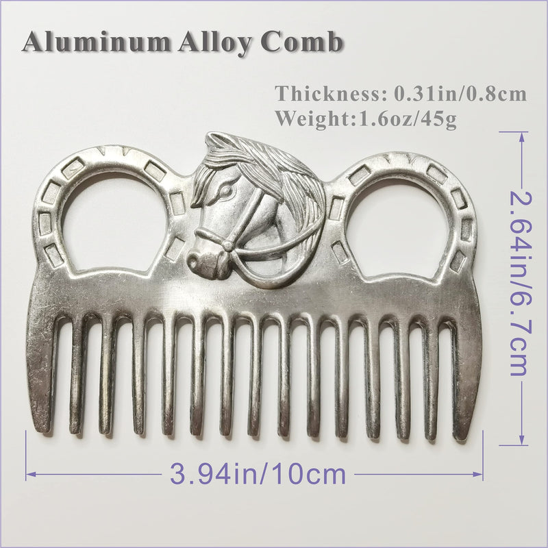 Curry Comb for Horse and Decorative Bell for Horse - PawsPlanet Australia