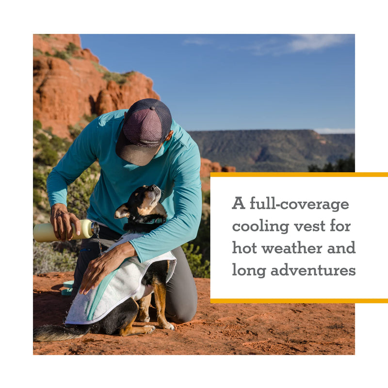 Ruffwear, Swamp Cooler Dog Vest, Evaporative Cooling for Hot Weather, Compatible with Most Harnesses, Sage Green, Small - PawsPlanet Australia