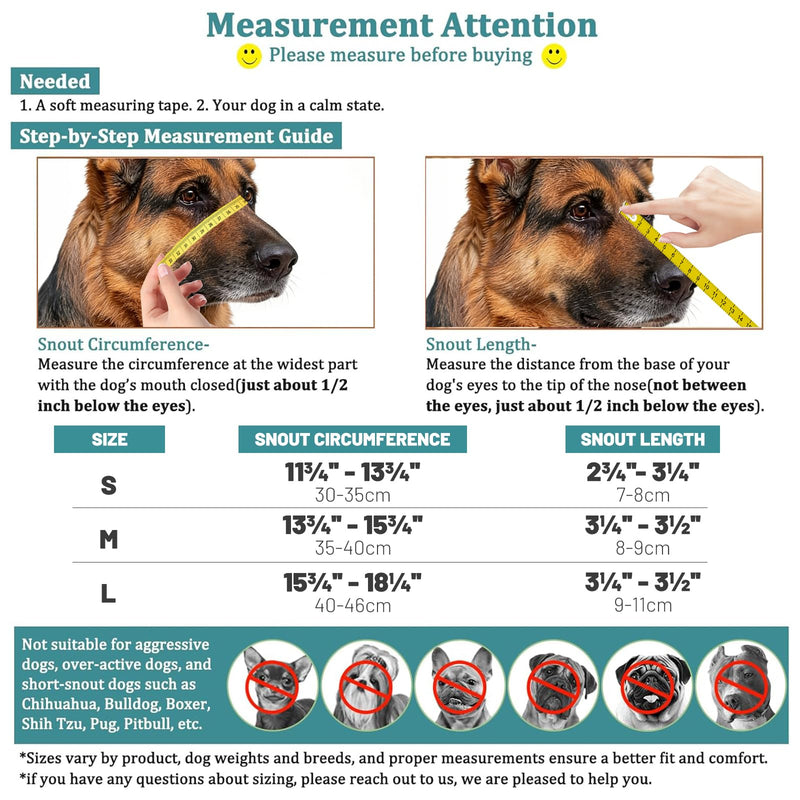 Dog Muzzle Metal Basket for Casaro, Labrador Retriever, Alaskan Malamute, Caucasian Shepherd, Saint Bernard, Bernese Mountain Adjustable Nylon Straps Secure Wire Mask for Biting Chewing Barking (L) L - PawsPlanet Australia