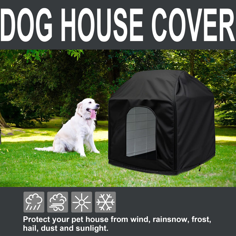 Protect Your Furry Friend with The DogHouse Cover - Waterproof, Easy to Use,39x37x41 inch - PawsPlanet Australia