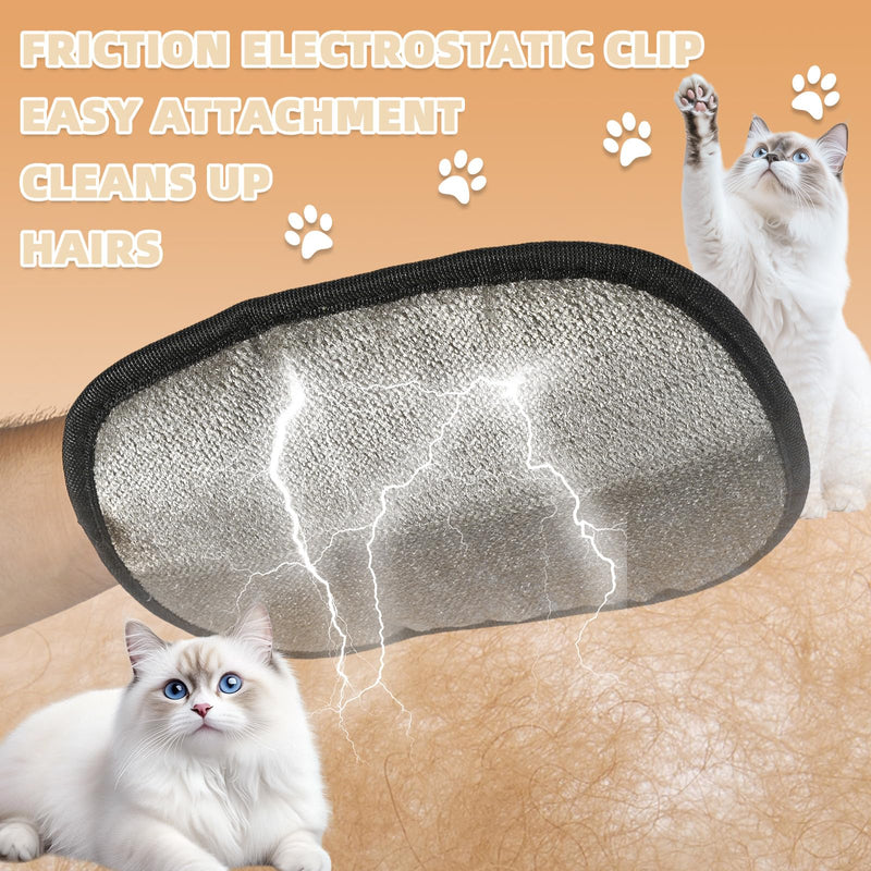 Pet Hair Remover Gloves for Cats & Dogs, Electrostatic Pet Hair Removal Gloves Brush for Pets Hair, Pet Hair Clean Up，Pet Hair Remover for Furniture - PawsPlanet Australia