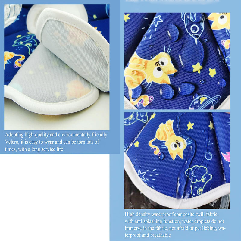 BAMY Cat Recovery Collars Waterproof Pet Cone Stop Licking After Surgery Kitten Elizabethan Collar for Cats Small Dogs (Blue, XS (Neck Circumference 4.3"-5.5")) Blue XS (Neck circumference 4.3"-5.5") - PawsPlanet Australia