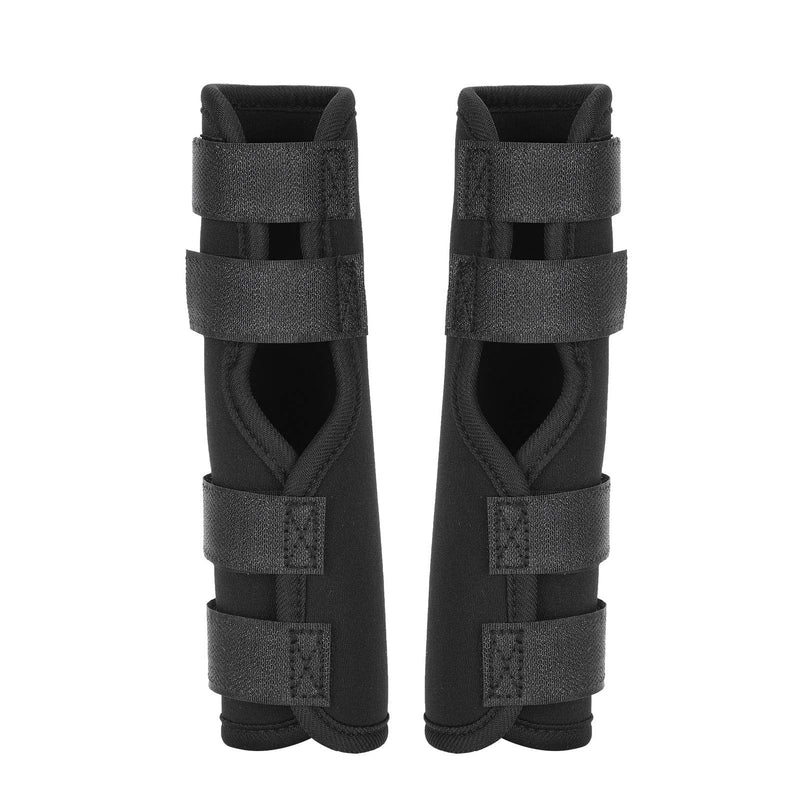 1Pair Dog Front Leg Brace, Adjustable Dog Elbow Protector Pads, Breathable Compression Dogs Leg Sleeve to Stop Licking, Dogs Elbow Brace for Arthritis, Sprain, Injury Recovery (L) L