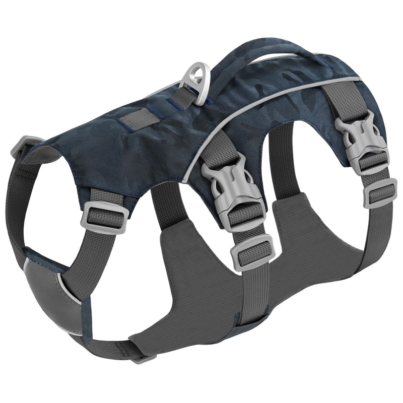 Escape Proof Dog Harness, Lightweight Full Body Pet Vest with Lift Handle and Leash Clip, Reflective Adjustable Small Dog Harness for Daily Walking(Grey,Chest:14-22") XS: Chest 14-22", Fit 8-12 lbs Grey - PawsPlanet Australia