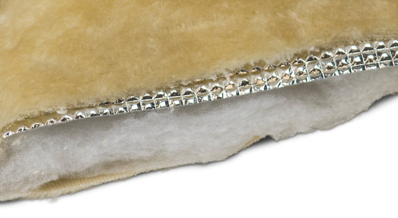 Furhaven ThermaNAP Self-Warming Cat Bed for Indoor Cats & Large/Medium Dogs, Washable & Reflects Body Heat - Quilted Faux Fur Reflective Bed Mat - Gray, Large Large - 36"L x 24"W - PawsPlanet Australia
