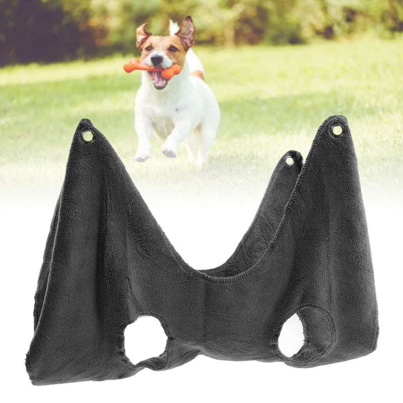 Dog Grooming Hammock, Breathable Soft Comfortable Safety Dog Grooming Washable for Cleaning Teeth for Nail Trimming for Taking Medicine(Grey, L) - PawsPlanet Australia