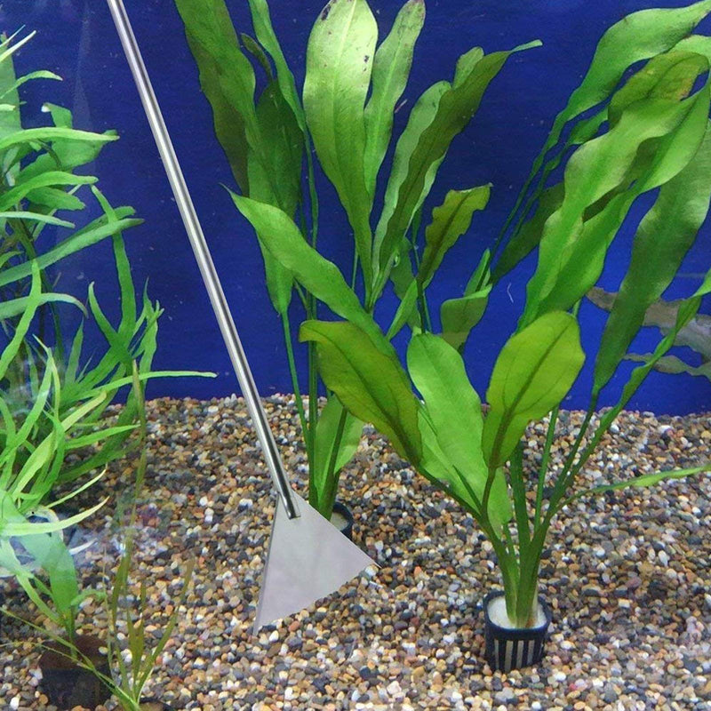 Aquarium Aquascaping Tool, Long Tweezers Scissors Spatula, 4 in 1 Stainless Steel Aquatic Plants Set for Fish Starter Kits, Aquariums Tank and Terrarium Sliver - PawsPlanet Australia