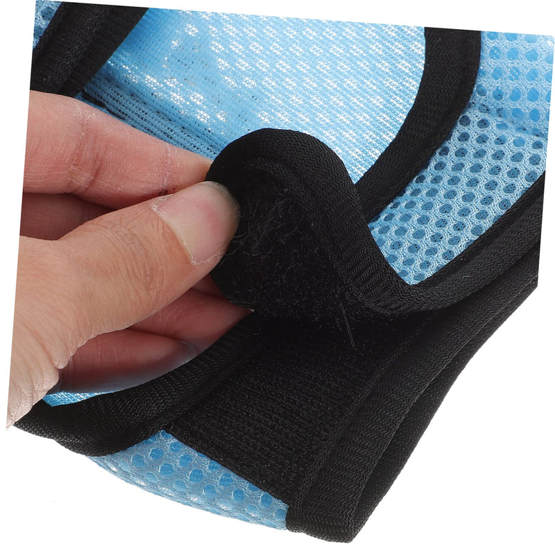 2 Sets Guinea Pig Clothes Pet Guinea Pig Harness Soft Mesh Rabbit Rat and Leash Harness Leash Vest Rat Clothes Hamster Vest Ropes Little Pet Accessories Net 25x10.5x1cmx2pcs Bluex2pcs - PawsPlanet Australia