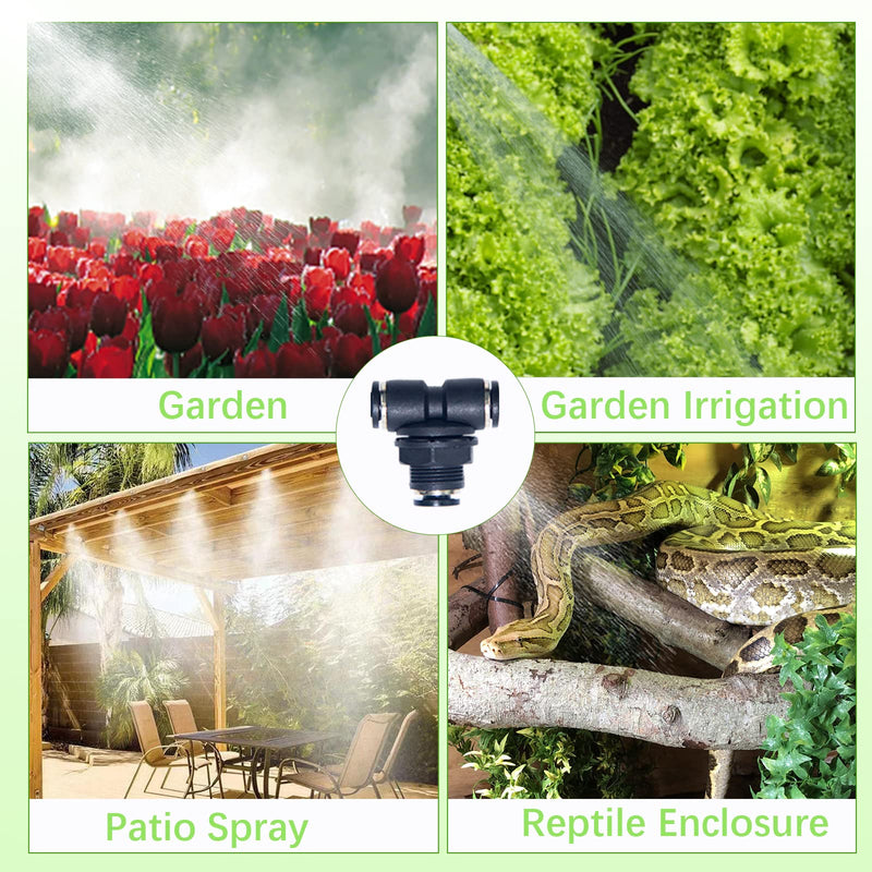 Moistenland Reptile Misting System Accessories, 360° Rotation Adjustment Nozzle, Compatible with Automatic Reptile Rainforest Misting System - PawsPlanet Australia