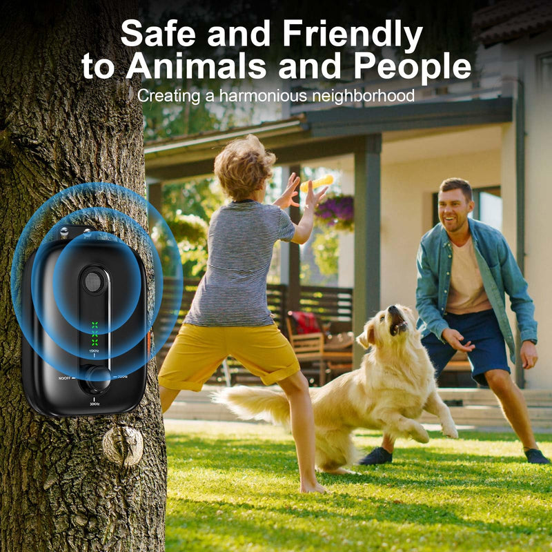 YEOWWW! Anti Barking Device for Dogs, Rechargeable Ultrasonic Dog Barking Control Devices with 3 Modes, 33 FT Barking Silencer Sonic Barking Deterrent Indoor/Outdoor Safe for Dog & People B
