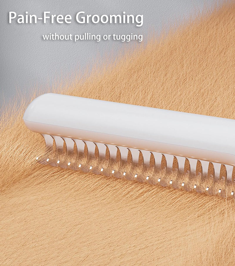 Upgraded 3 in 1 Grooming Kit for Pets, Double-Sided Undercoat Rake for Shedding, Dematting Comb for Cats, Deshedding Dog Brush, Flea Comb, Suitable for Short & Thick Coat, Pet Friendly Teeth - PawsPlanet Australia