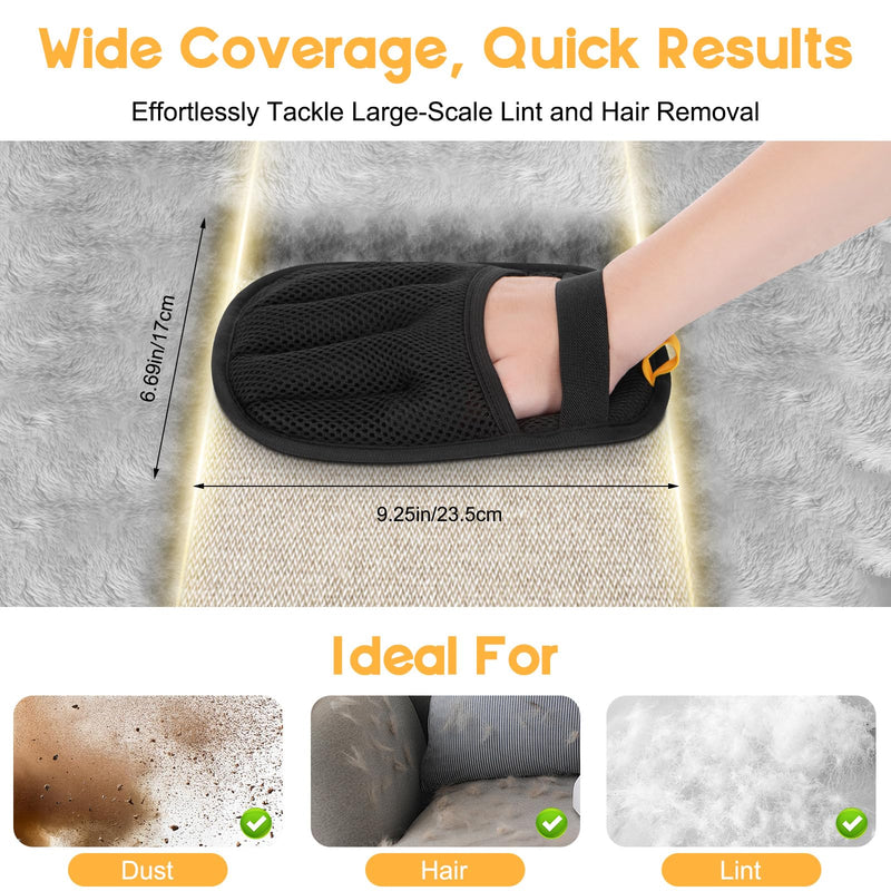 Magic Brush Pet Hair Remover, Upgrated Five-Finger Electrostatic Pet Hair Removal Gloves, Cat & Dog Hair Remover for Couch, Furniture,Clothing, Animal Fur Removal Tool, Cat Grooming Gloves-1PCS 1 - PawsPlanet Australia
