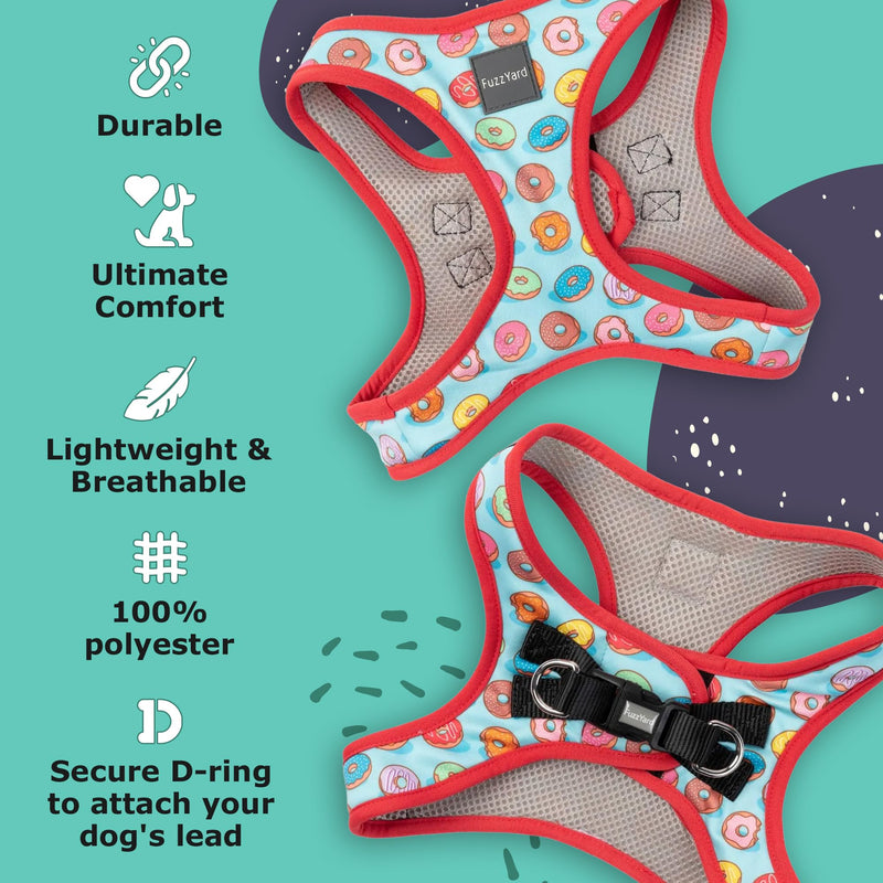 FuzzYard You Drive Me Glazy Step in Dog Harness | Size XL | Comfortable Fit for Everyday Walking & Training Extra Large - PawsPlanet Australia