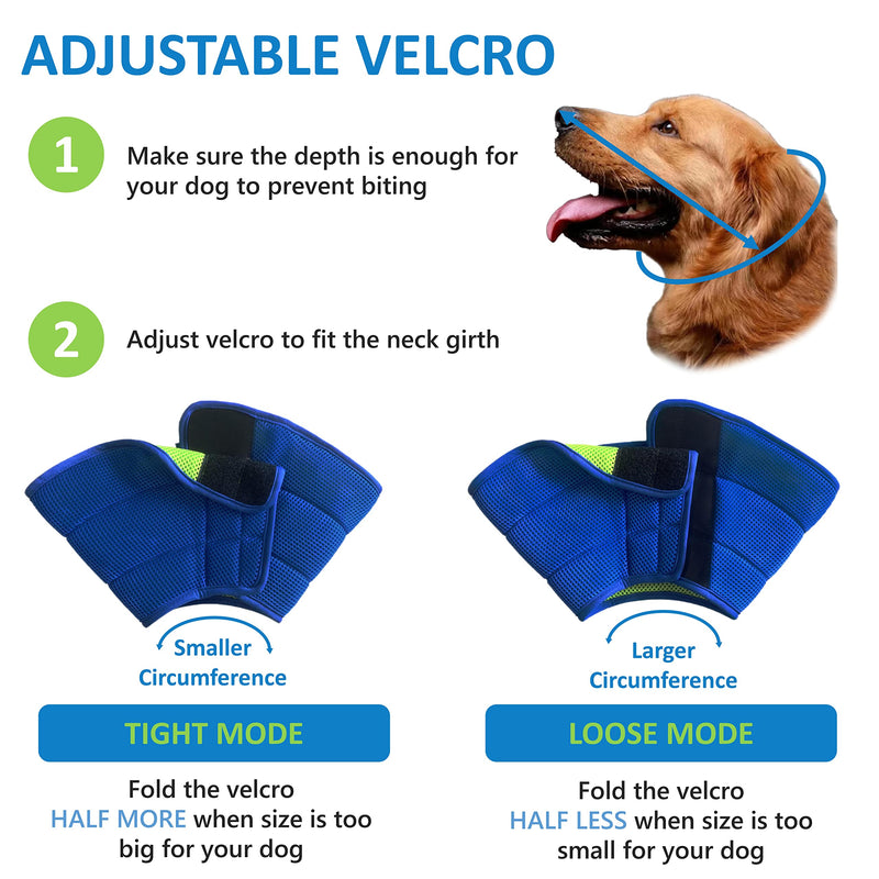 Extra Soft Dog Cone Collar for Dogs After Surgery Adjustable Dog Cones for Large Medium Small Dogs Lightweight Dog Recovery Collar Breathable Elizabethan Collar Stop Licking(Small) - PawsPlanet Australia