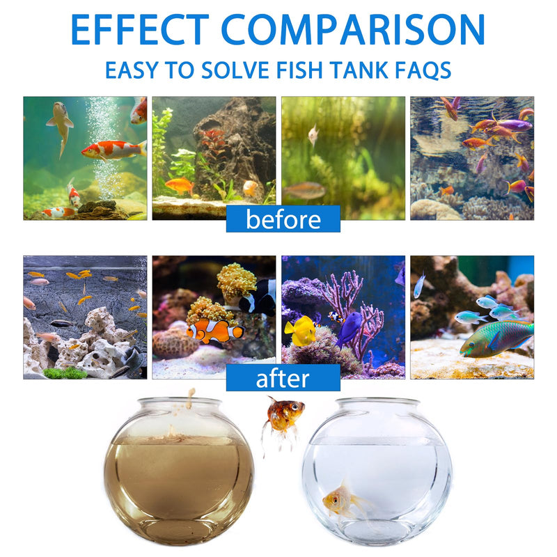 Aquarium Clean Light，11W Submersible Light with Test Card,Aquarium Water Clean Green Clear Waterproof Clean Lamp for for Sump Pond Filter Tank (11W)