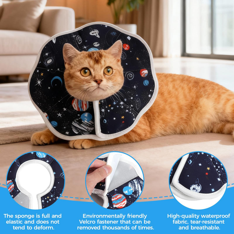 Cat Collar Soft S, Cat Collar Lick Protection for Kittens and Small Cats, 1.8-4.5 kg, Comfortable Collar Cat After Surgery