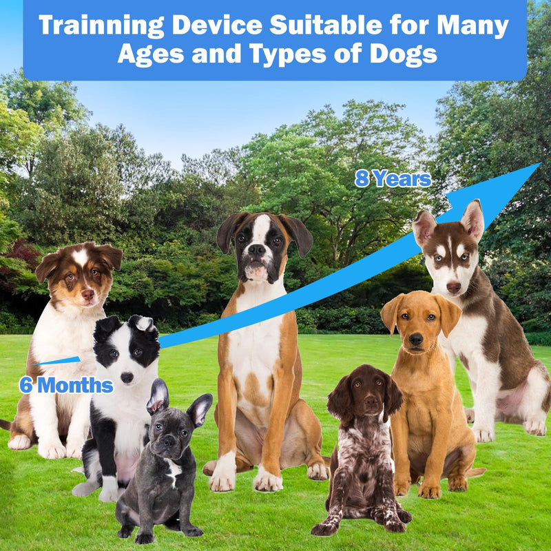 Dog Bark Deterrent Devices,3 in 1 Dual Sensor Anti Barking Device with Training/Deterrent Modes Dog Whistle to Stop Barking Ultrasonic Dog Barking Deterrent with LED Flashlight,Safe Dog Whistle - PawsPlanet Australia
