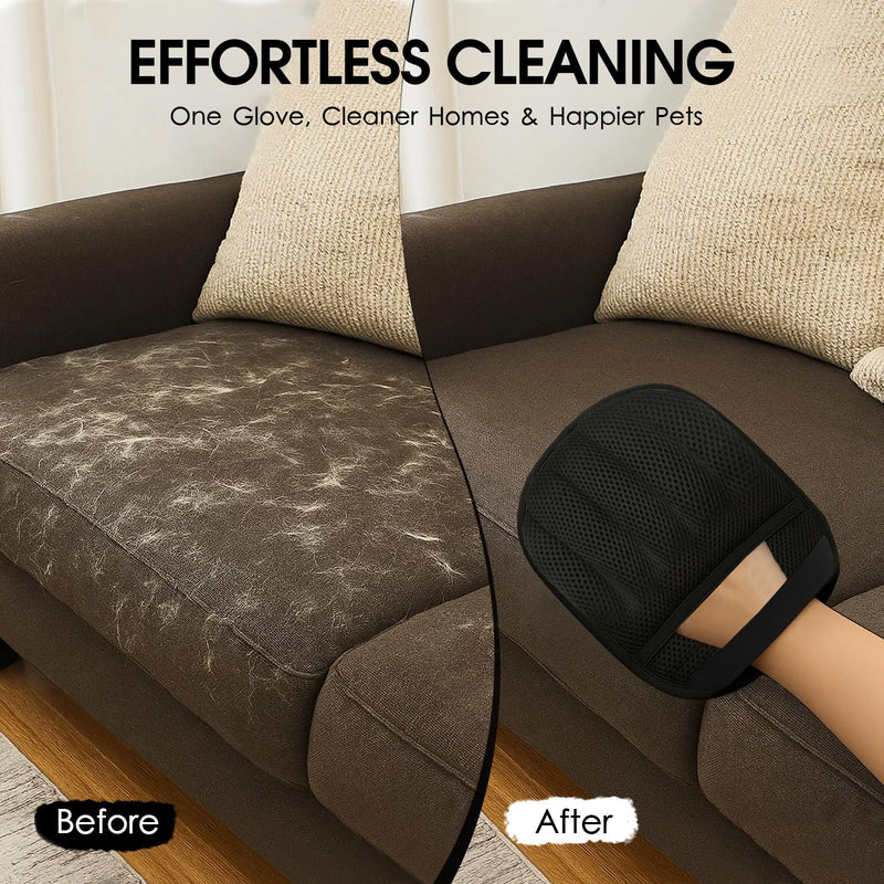 Pet Hair Remover For Dogs Cats：New Upgraded Reusable Five-Finger - Static Pets Hair Removal Tool For Couch Furniture Bedding Car Clothes - Essential Supplies For Pet Owner For Home & Travel (1 Pack) - PawsPlanet Australia