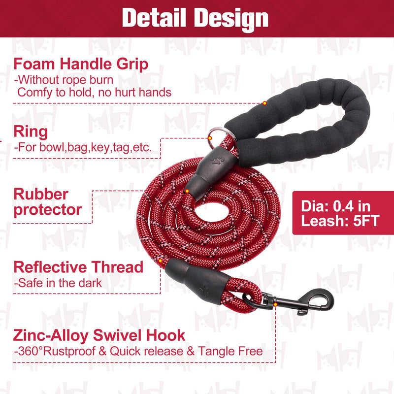 BEAUTYZOO Small Dog Harness and Leash Set,Step in No Choke No Pull Soft Mesh Dog Harnesses Reflective for Extra-Small/Small Medium Puppy Dogs and Cats, Plaid Dog Vest Harness for XS S Pets, Red M Medium(Chest Girth 16" - 18") - PawsPlanet Australia