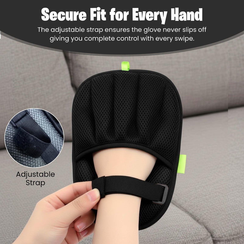 Pet Hair Removal Glove for Cats & Dogs, Five-Finger Electrostatic Pet Hair Remover Gloves, Reusable & Washable Magic Brush Pet Hair Removal Tool for Couch, Clothing, Carpet, Car Seat, Velcro Strap - PawsPlanet Australia