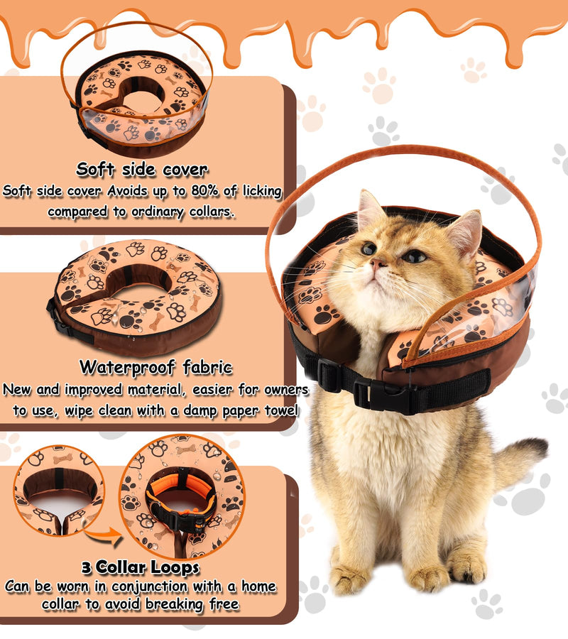 Cat Cone Collar - Soft, Adjustable Recovery Collar for Kittens and Small Cats After Surgery
