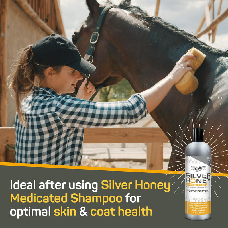 Silver Honey Rapid Skin Relief Soothing Conditioner, Manuka Honey + MicroSilver BG, 16 fl oz - PawsPlanet Australia