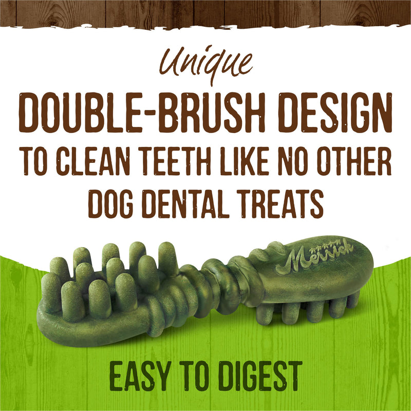 Merrick Fresh Kisses Dental Chews for Dogs Infused with Coconut and Botanical Oils, Large Dog Chews for Dogs Over 50 lbs., 27 oz. Box 50 Pound (Pack of 1) - PawsPlanet Australia