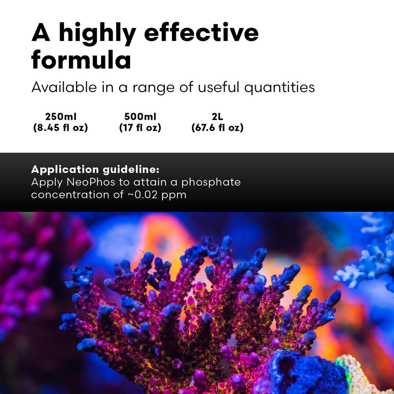 Brightwell Aquatics - NeoPhos - Balanced Phosphorus Source for Phosphorus-Limited, Low-Nutrient Reef Aquaria - Aquarium Water Treatments, 16.9 fl oz 500 mL