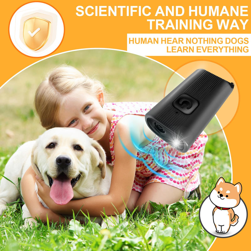 Mini Ultrasonic Dog Bark Deterrent Device - Stop Dog Barking Device for Own or Neighbor's Dog, Rechargeable Anti Barking Dog Trainer Portable Stop Barking Pet Training Tool - PawsPlanet Australia
