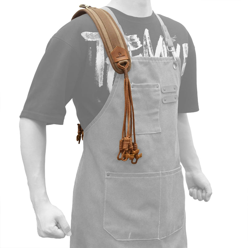 WAYNE'S DOG Canvas Bird Game Carrier, Waterfowl Dove Small Animal Game Carrier Hanger Tote Shooting Accessories (Brown) Brown
