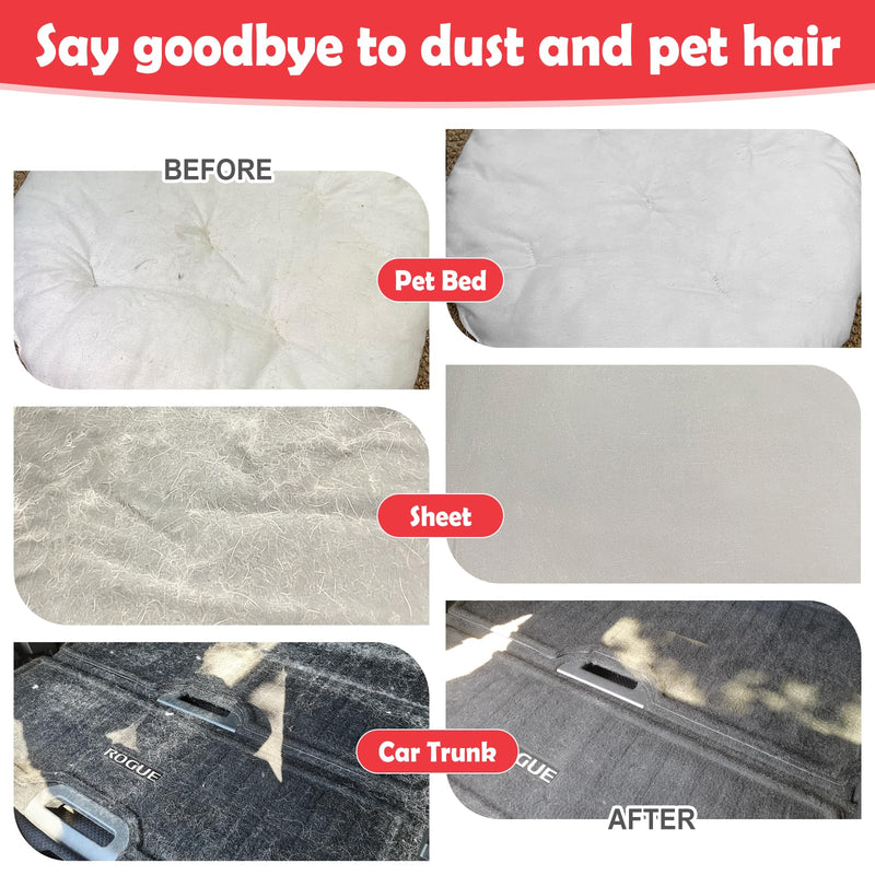 Pet Hair Removal Glove-The Ultimate Hair Removal Tool with 5-Finger Design Electrostatic Magic Brush,Wide Anti-Slip Strap,Fatigue-Resistant and Reusable for Pet Hair on Clothing,Sofas and Carpets - PawsPlanet Australia