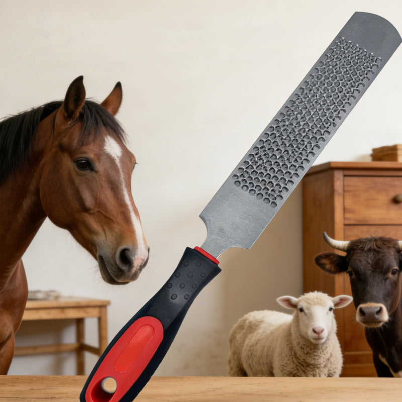 Farrier Rasp Professional Farrier Tools for Horse Shoeing Rasp for Horse Goat Cow Donkey Hoof Care, herramientas para herrar caballos