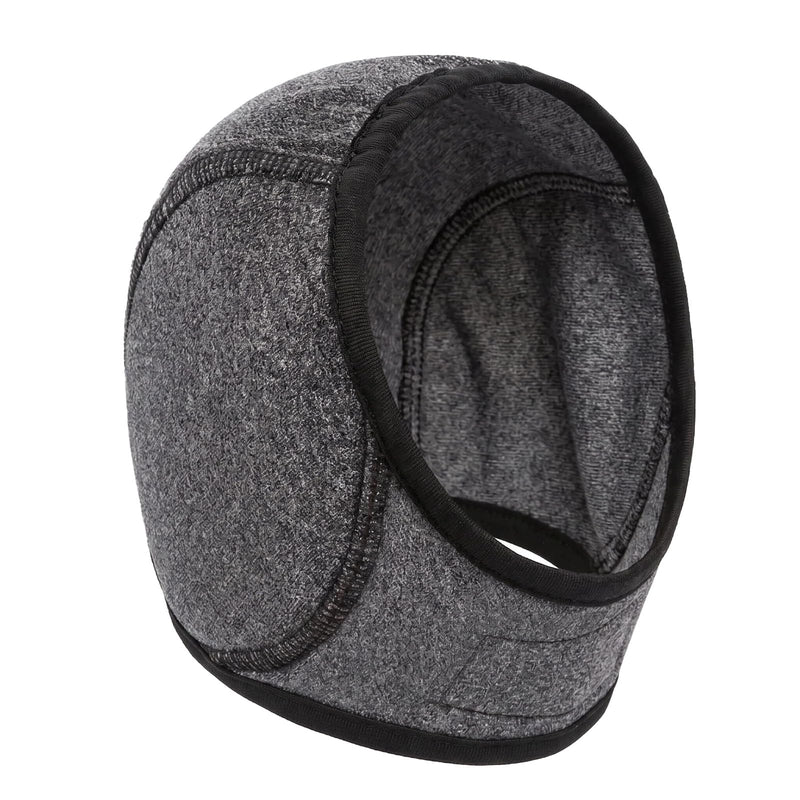 Dog Ear Defenders, Stretchy Dog Snood for Small Medium Dogs, Reusable Ear Cover Accessory for Grooming, Bathing, Swimming, Travel, Fireworks and Supervised Everyday Use, Dark Grey