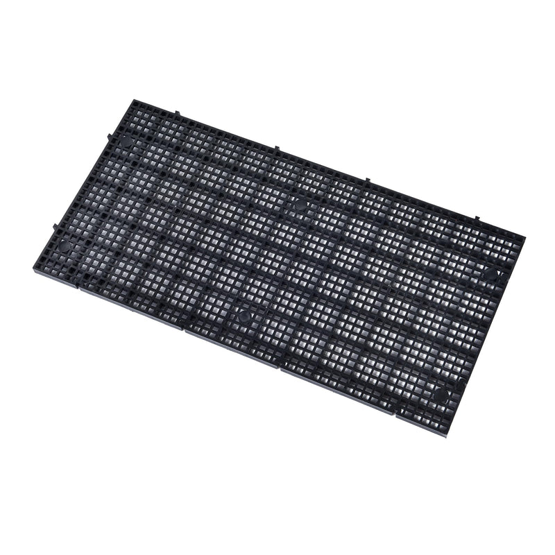 ALEGI Aquarium Grid Isolate Board Divider Fish Tank Bottom Black Filter Tray Plastic Crate (8pcs Black) 8pcs Black - PawsPlanet Australia