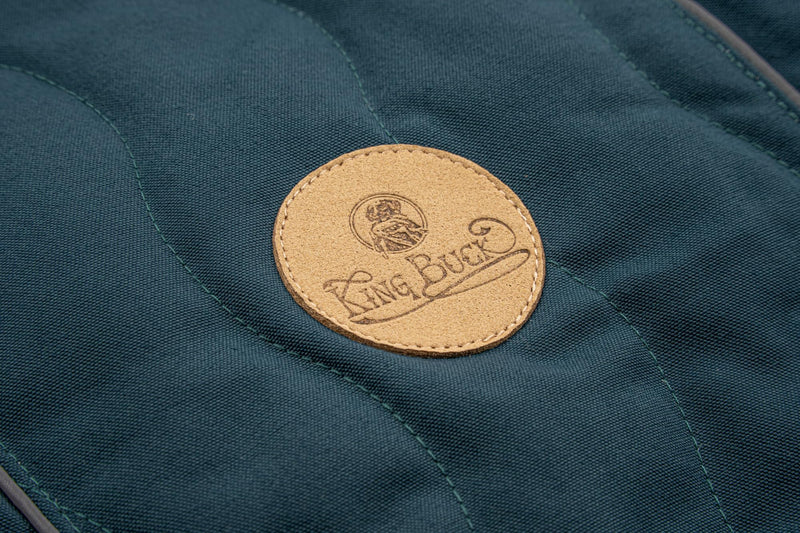 King Buck Quilted Dog Jacket, Deep Teal, M/L, KB-QJKT-DT-M/L-1 Medium