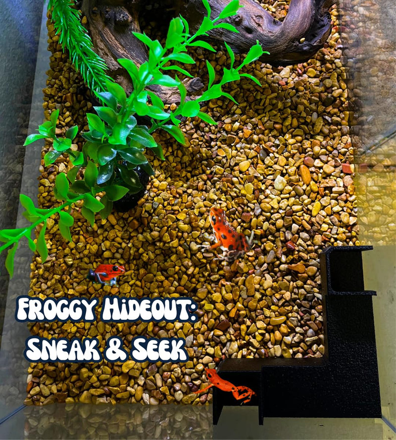 Chatelet Aquarium Underground Tunnel | Fish & Shrimp Hideout for Aquariums | Unique Underground Viewing Tunnel | Made in USA (Corner Tunnel, Black) Corner Tunnel, Black - PawsPlanet Australia