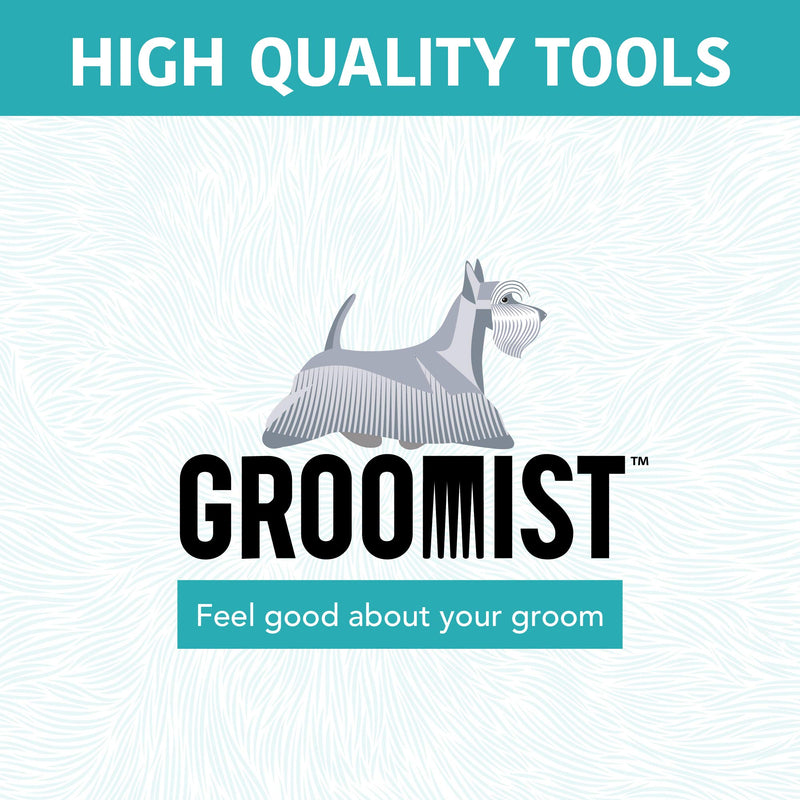 Ergonomic Pivoting Slicker Brush for Medium Dogs - Self Cleaning and Shedding Control for Loose Hair and Mats - PawsPlanet Australia
